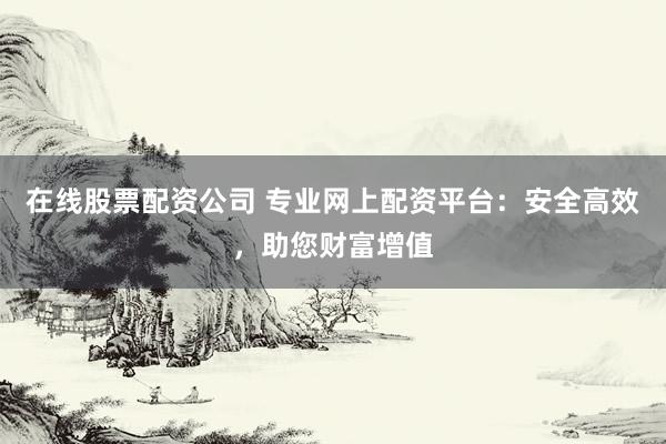 在线股票配资公司 专业网上配资平台：安全高效，助您财富增值