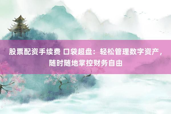 股票配资手续费 口袋超盘：轻松管理数字资产，随时随地掌控财务自由