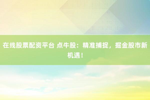 在线股票配资平台 点牛股：精准捕捉，掘金股市新机遇！