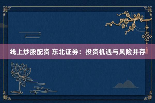 线上炒股配资 东北证券：投资机遇与风险并存